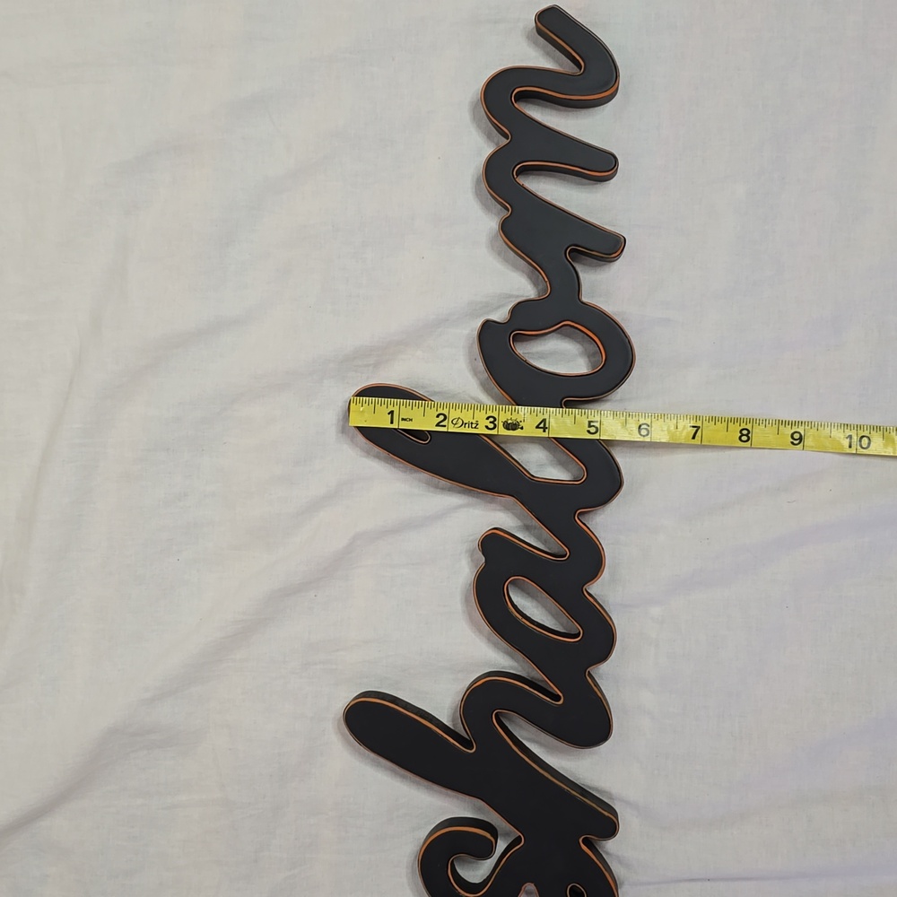 Shalom Word Wooden Wall Sign New - Picture 5 of 7